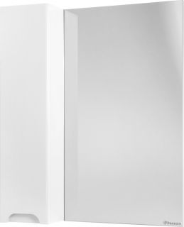 Зеркало-шкаф Bellezza Андрэа 65см левый белый 00000007010